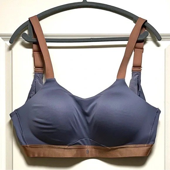 ThirdLove Kinetic Adjustable Everyday Sports Bra Built In Cups Blue Granite 40C - Picture 1 of 6